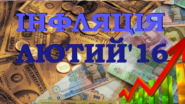 Індекс споживчих цін лютого 2016